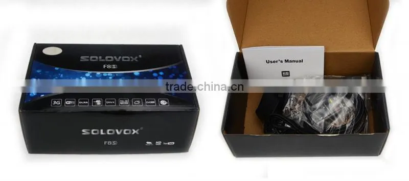 2016 Original SOLOVOX F8S HD Digital Satellite Receiver S V8 HD Decoder Same As Sky-Box V8