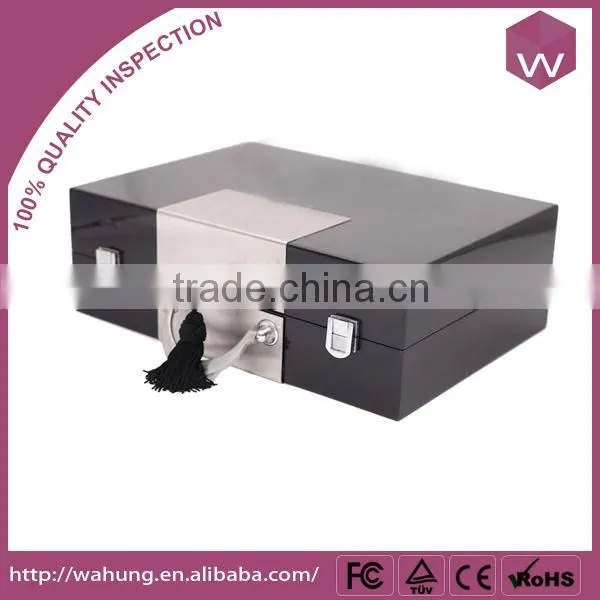 Custom Made Wooden Craft Packaging Box For Cigar Humidor Popular For Men Wholesale
