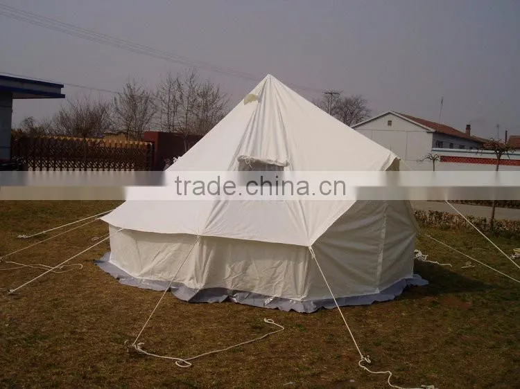 steel Pole Material and Canvas Fabric family tent