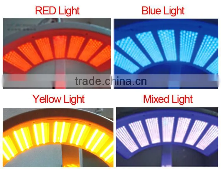 Skin Care equipment red blue yellow green led light therapy