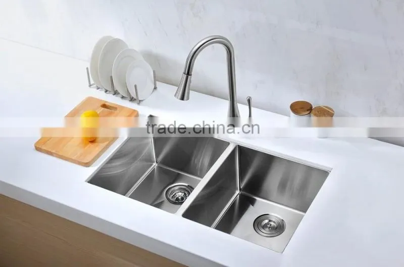 Modern Kitchen Design Undermount Double Bowl Stainless Steel Kitchen Sink With cUPC