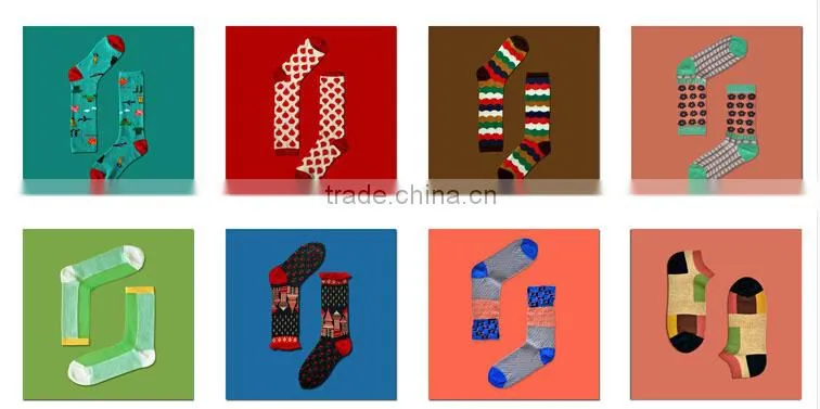 2016 Winter New Street Fashion Custom Design Bulk Wholesale Combed Cotton Socks
