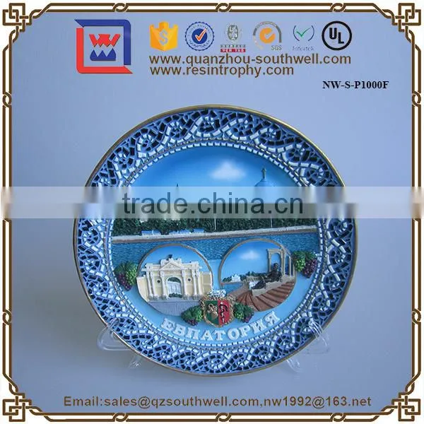 Resin Christmas Gift U.S Souvenir Plate