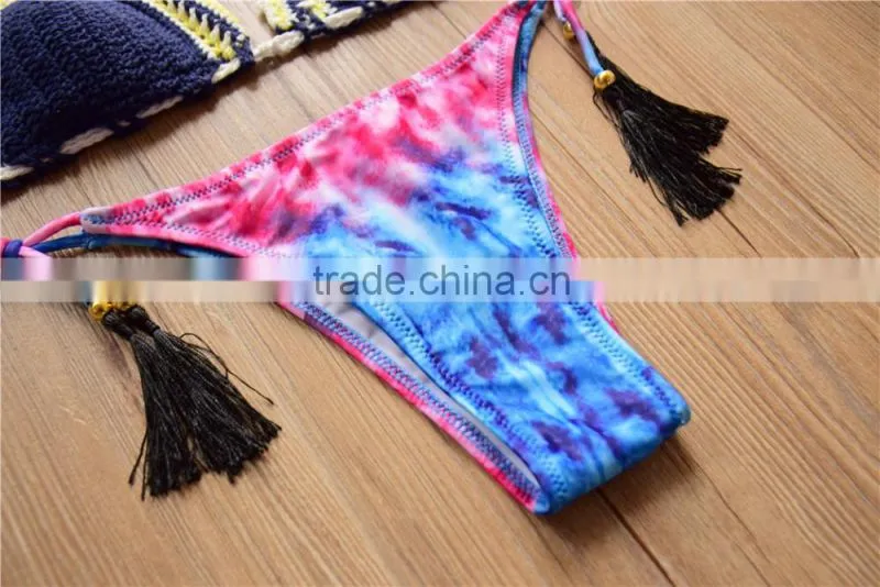 crochet New Swimwear, hand knitted sexy swimwar