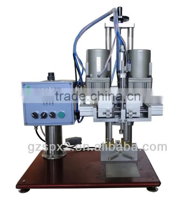 SPX semi-auto Pharmaceuticals bottle crown capper/ cap screwing machine