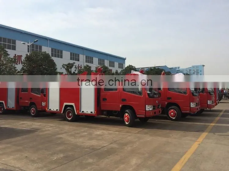 Alibaba China supply different types of fire truck with best quality and bottom price