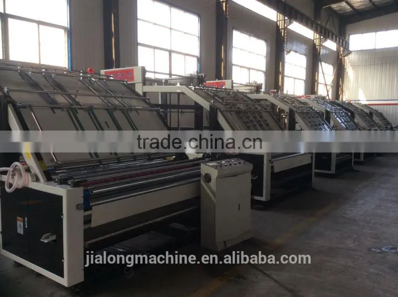 JL-1 cardboard/ corrugated paper semi-automatic flute laminat machine