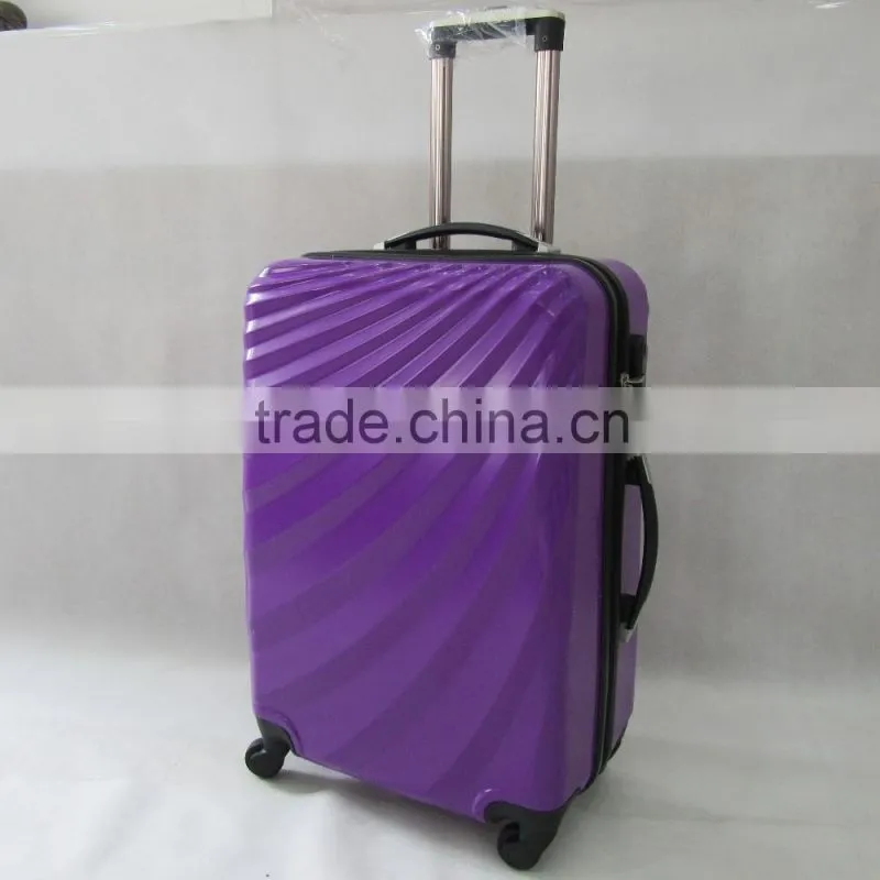 Bright beautiful-shape ABS+PC trolley luggage