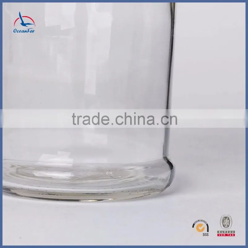High Quality Set 3 Glass Beverage Bottles Wholesale Clear Glass Water Bottle