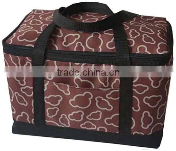 refrigerated food delivery cooler bag/wholesale insulated cooler bags