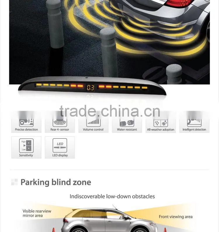 Steelmate PTS410M8 parking sensor, rear parking sensor, car parking sensor system