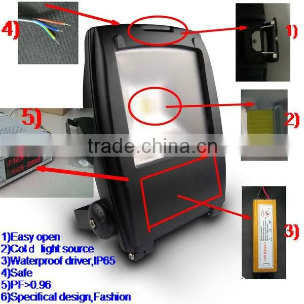 10w warm yellow led flood light for building decoration lighting