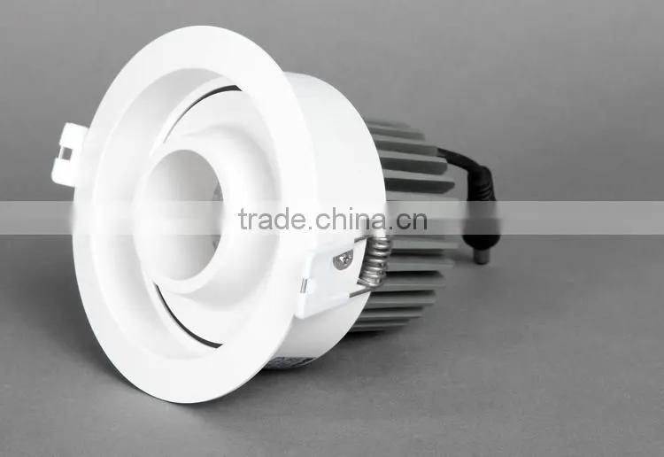 10W high lumens led downlight with pig mouth