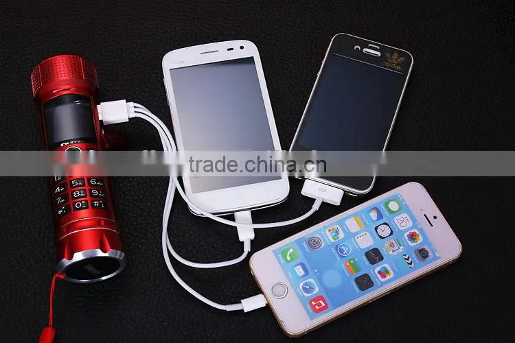electric torch moblie phoneT300 battery charge long time standby phone