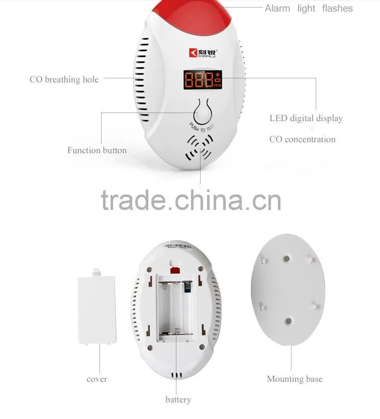 wireless CO detector KR-CD17