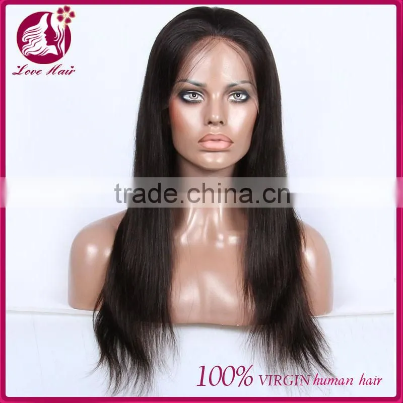 Glueless Full Lace Wigs 6A Vietnames Virgin Straight Lace Front human hair wigs 8-30'' Full Lace Human Hair Wigs For Black Women