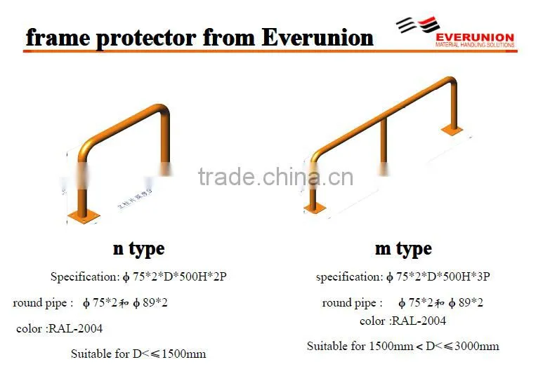 Double deep pallet rack system made in China