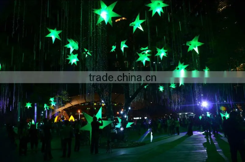 Party decoration night light inflatable star balloon in hot sale