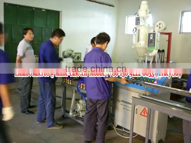 Plastic PP PE electric cable protection tube machine