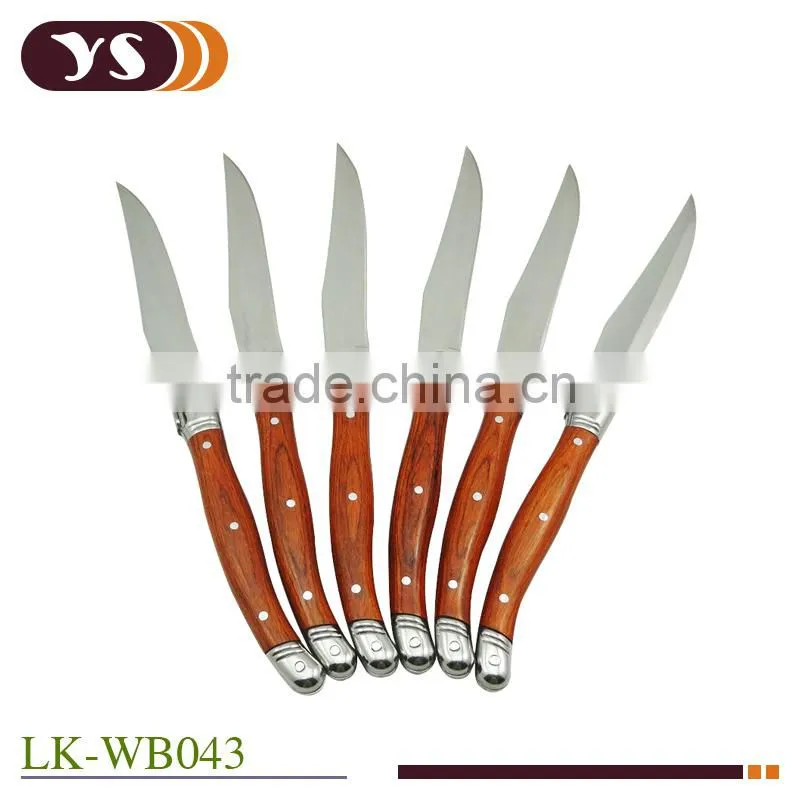 6pcs laguiole steak knife set