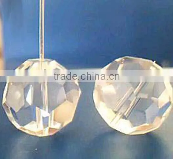 2016 Clear facet ball shaped cystal beads