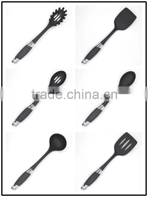 2016 best selling FDA LFGB Grade Accessory Cooking Nylon slotted spoon