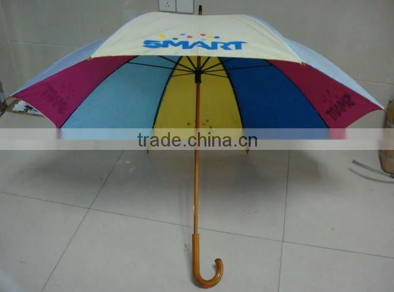 30" durable double layers golf wooden umbrella