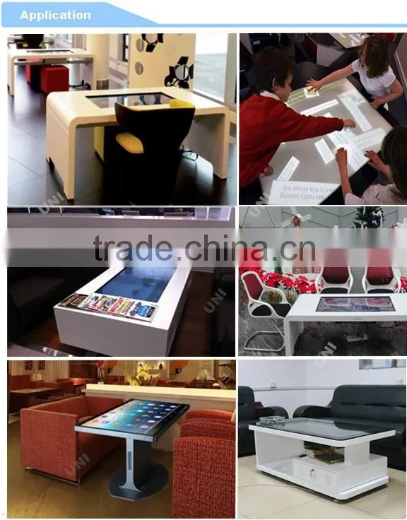 Stylish wifi water proofed 42 inch HD LCD interactive multi touch screen table