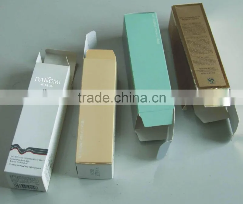 high quality cardboard packaging cosmetic box with competitive price