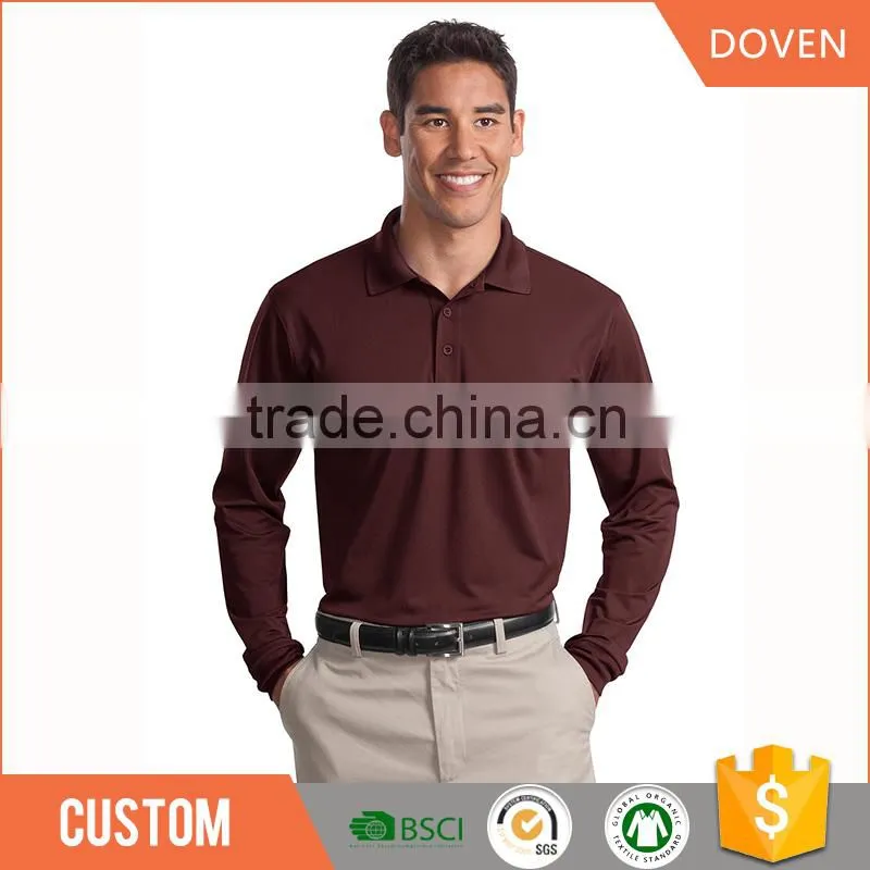 China factory OEM plain formal polo shirts polyester