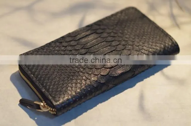 Custom Money Wallet, China Sopplier 100% Real Python Genuine Leather Wallet