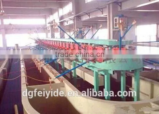 Feiyide Hanging Arm Rack Electroplating Line Plating Machine