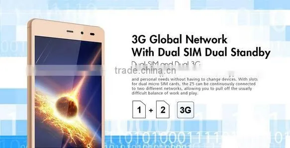 Leagoo Z5 3G Smartphone 5.0 inch Android 6.0 MTK6580 Quad Core 1.3GHz 1GB RAM 8GB ROM Dual Cameras GPS Bluetooth 4.1