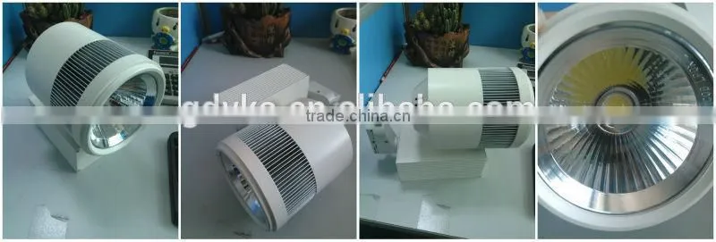 indoor high efficiency 30w led spot light rail