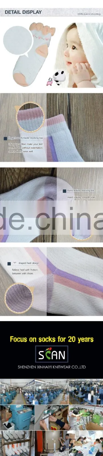 2015 Newest thin soft thin touch cotton baby socks