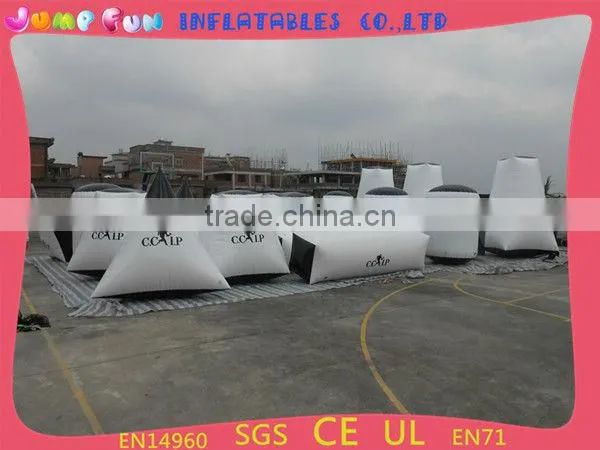 inflatable paintball bunker for shooting games