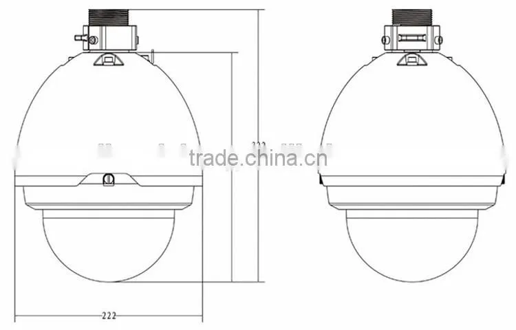2MP 30x optical zoom auto-tracking intelligent IP speed dome camera