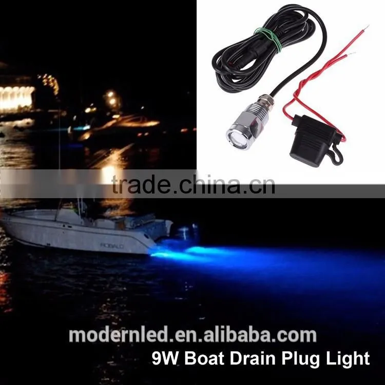 Outdoor IP68 9W C REE underwater led boat lights