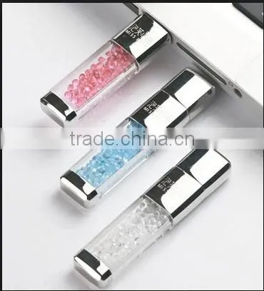 Cheap samrtphone touch crystal pen usb with high quality with 8GB