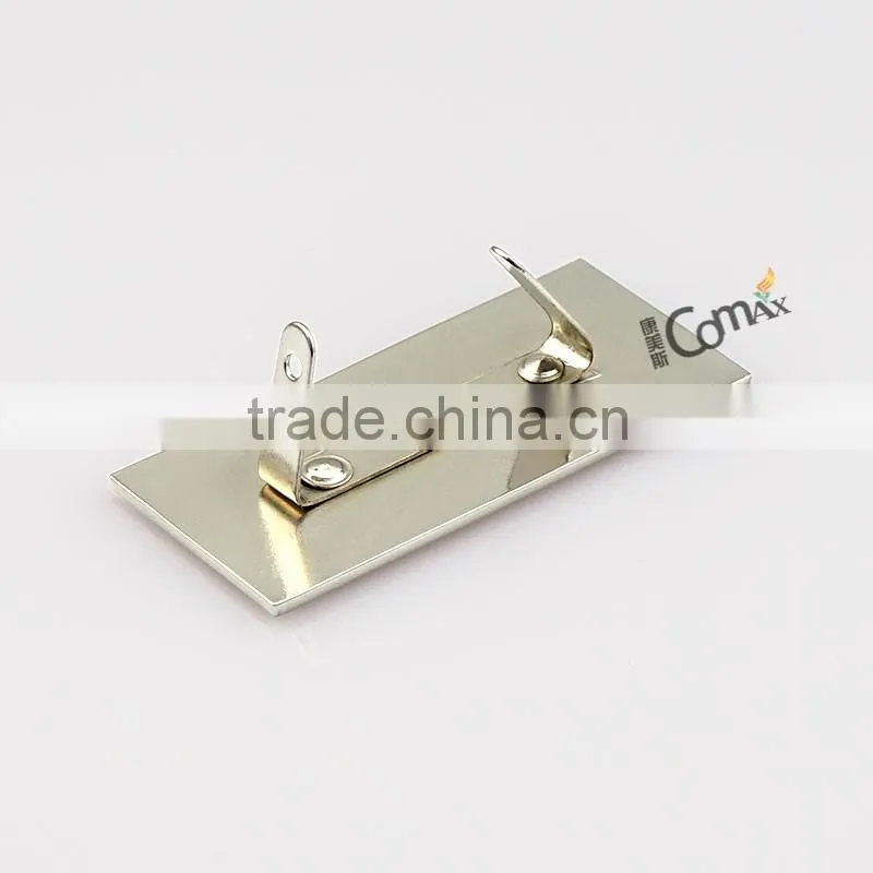 Wholesale fashion engraved custom metal bag label for handbag
