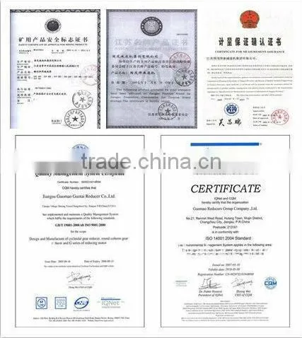 China Supplier GMC Series Compact Bevel Helical Gear Units Shrink Disk