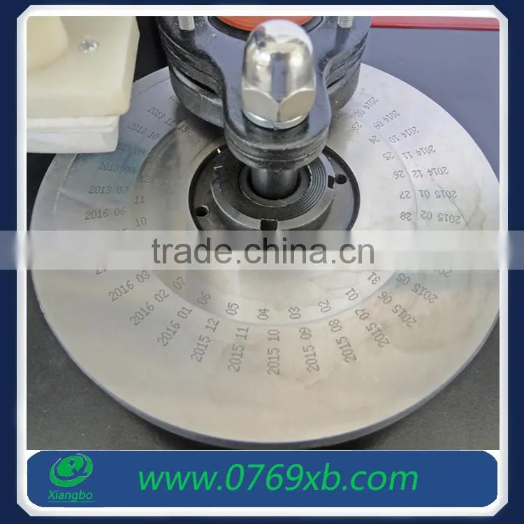 Manual plastic bottle expiry date printing machine