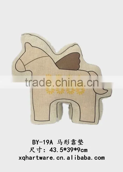 New Hot Products Loving Animal Nature Linen material Custom Printed Seat Cushion Pillow