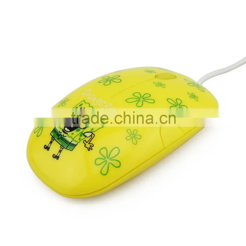 Cute Kawaii Despicable Me Computer Laptop Wired Mouse Ultra-thin 2.4Ghz mouse