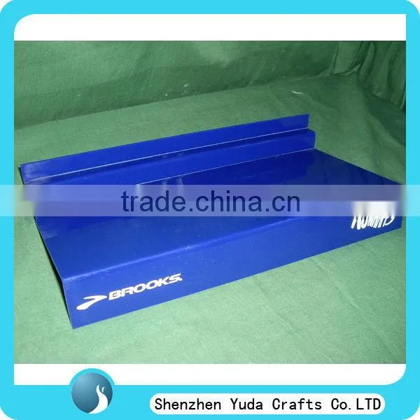 Clear Acrylic Shoes Display Shelf Wholesale Shoes Display Stand Free Standing Shoes Holder