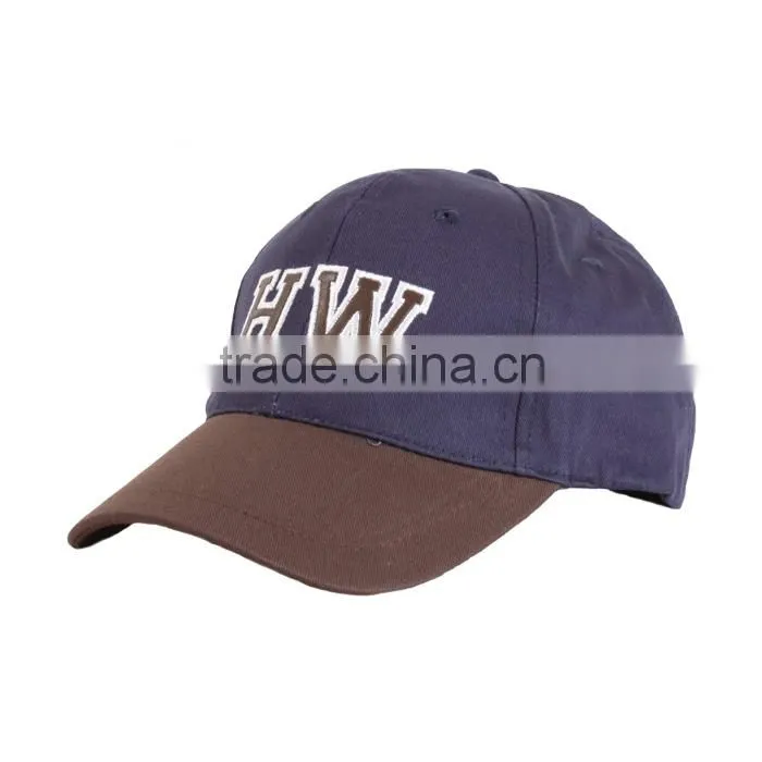 Professional baseball cap without top button