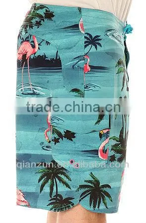 Stylish stretched summer surf shorts