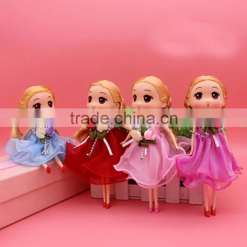 Hot sale amazon 18CM 26CM Mobile phone bag chain wedding derss dolls pendant keychain