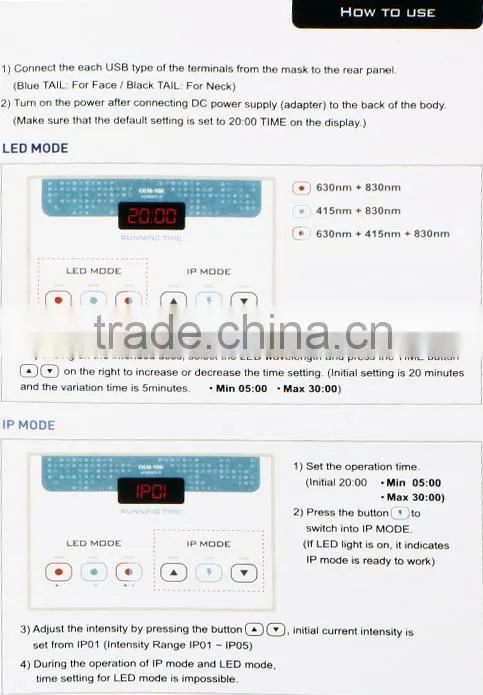 CE Certificated face skin care acne facial mask LED facial mask in alibaba