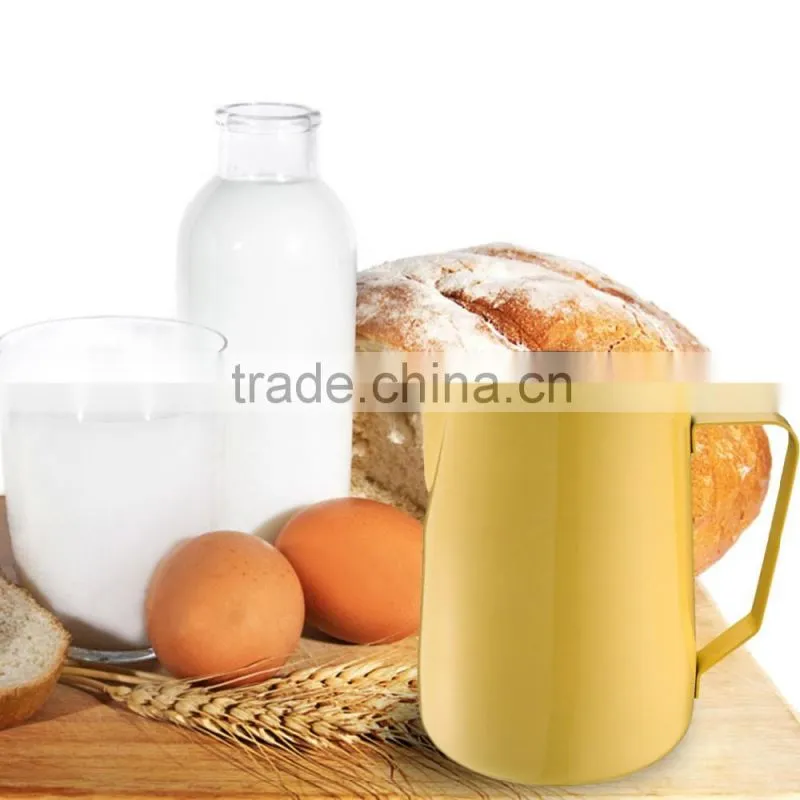 barista colorful nonstick stainless steel milk pitcher/ milk jug with non-stick coating